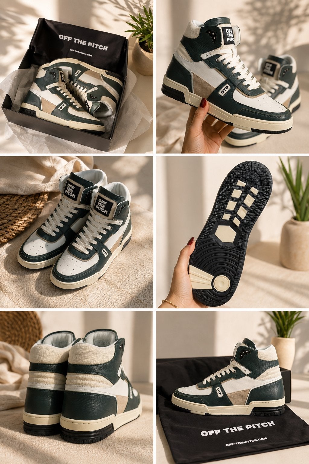 OFF THE PITCH Basketa Hi Sneakers - Nieuw in doos, Ophalen of Verzenden, Nieuw, Overige kleuren, Sneakers of Gympen