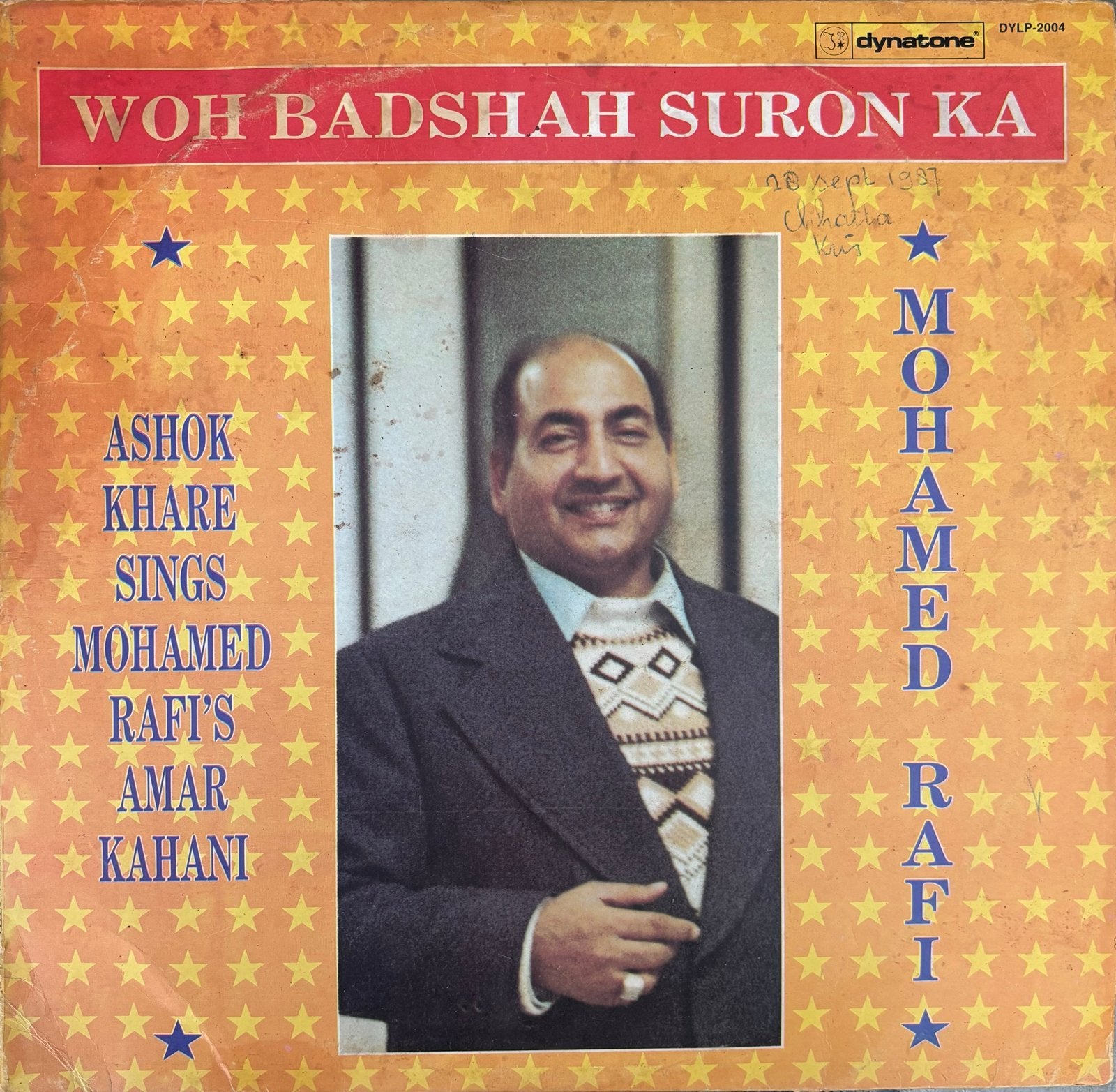 Mohamed Rafi - Woh Badshah Suron Ka (LP, Dynatone), Cd's en Dvd's, Verzenden, Gebruikt, 12 inch, LP