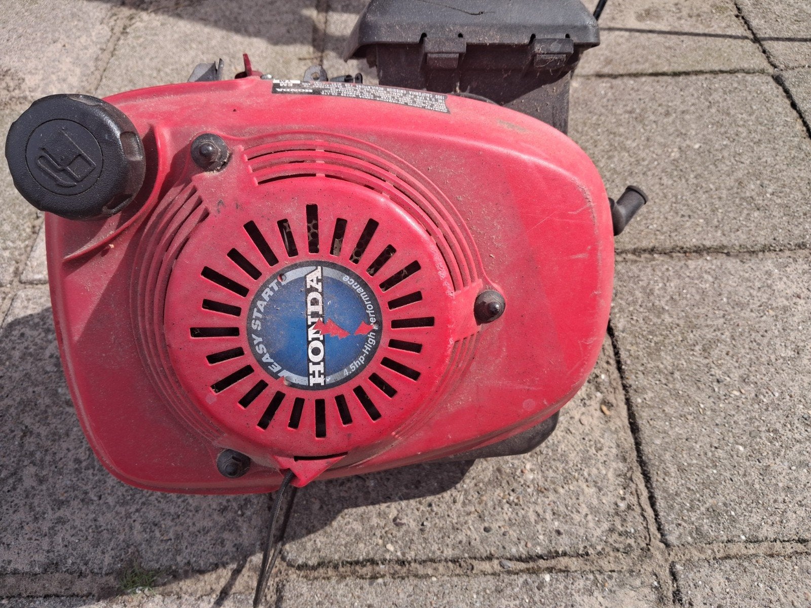 Honda 4-takt motor voor grasmaaier (Euro 95), Tuin en Terras, Grasmaaiers, Ophalen, Gebruikt, Benzine-grasmaaier, Honda