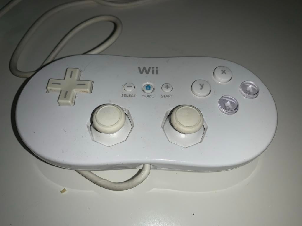 Wii Classic Controller - Wit, Spelcomputers en Games, Spelcomputers | Nintendo Consoles | Accessoires, Gebruikt, Wii, Overige controllers