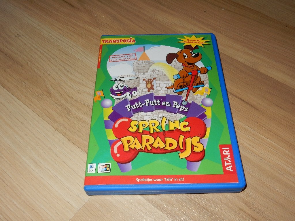 PC Spel: Putt-Putt en Peps Springparadijs, te koop., Avontuur en Actie, 1 speler, Eén computer, Ophalen of Verzenden