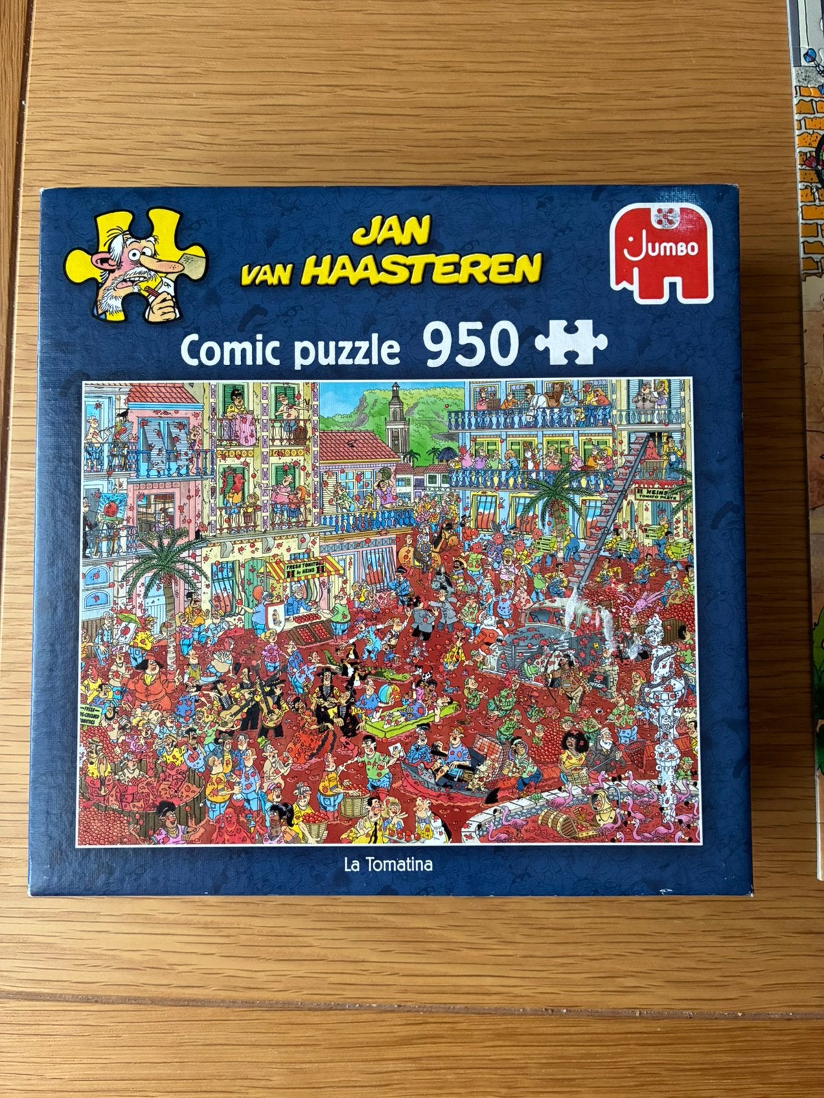 Jan van haasteren puzzel la momatina 950 stukjes, Ophalen of Verzenden, 500 t/m 1500 stukjes, Zo goed als nieuw, Legpuzzel