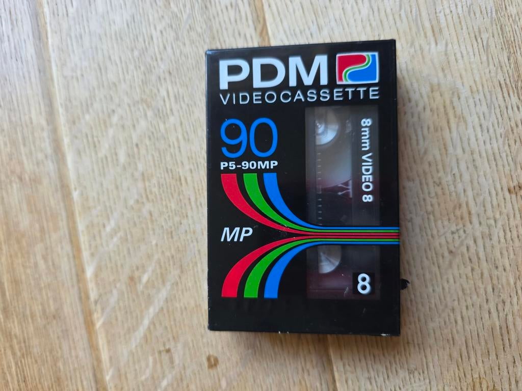 2 x Lege video cassette 8mm, Ophalen of Verzenden, Gebruikt, 1 bandje