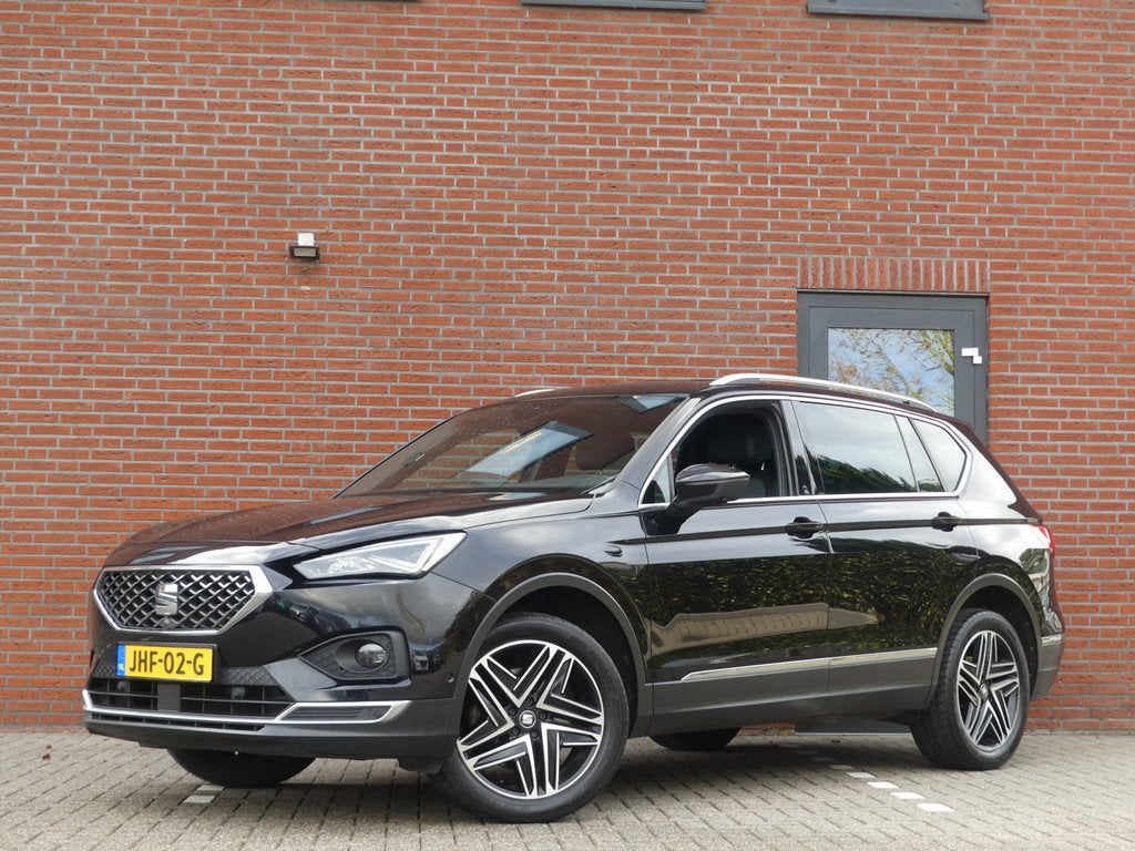 SEAT Tarraco 2.0 TSI 4DRIVE Xcellence 7p / Trekhaak, Automaat, Gebruikt, 1984 cc, Zwart
