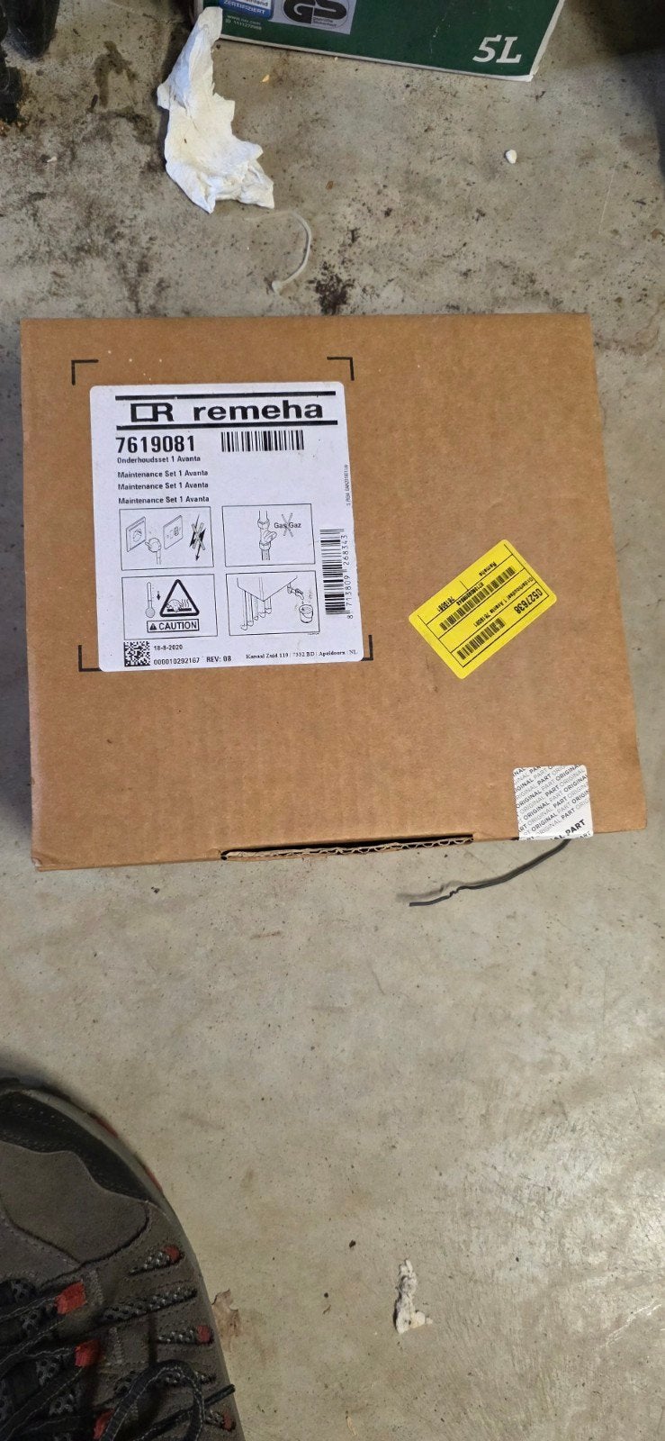 Remeha Avanta onderhoudsset 7619081, Ophalen of Verzenden, Nieuw