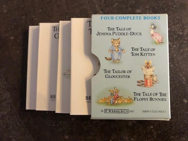 Beatrix Potter Boekjes Miniatuur x 4, Nieuw, Ophalen of Verzenden, Nieuw, Dier