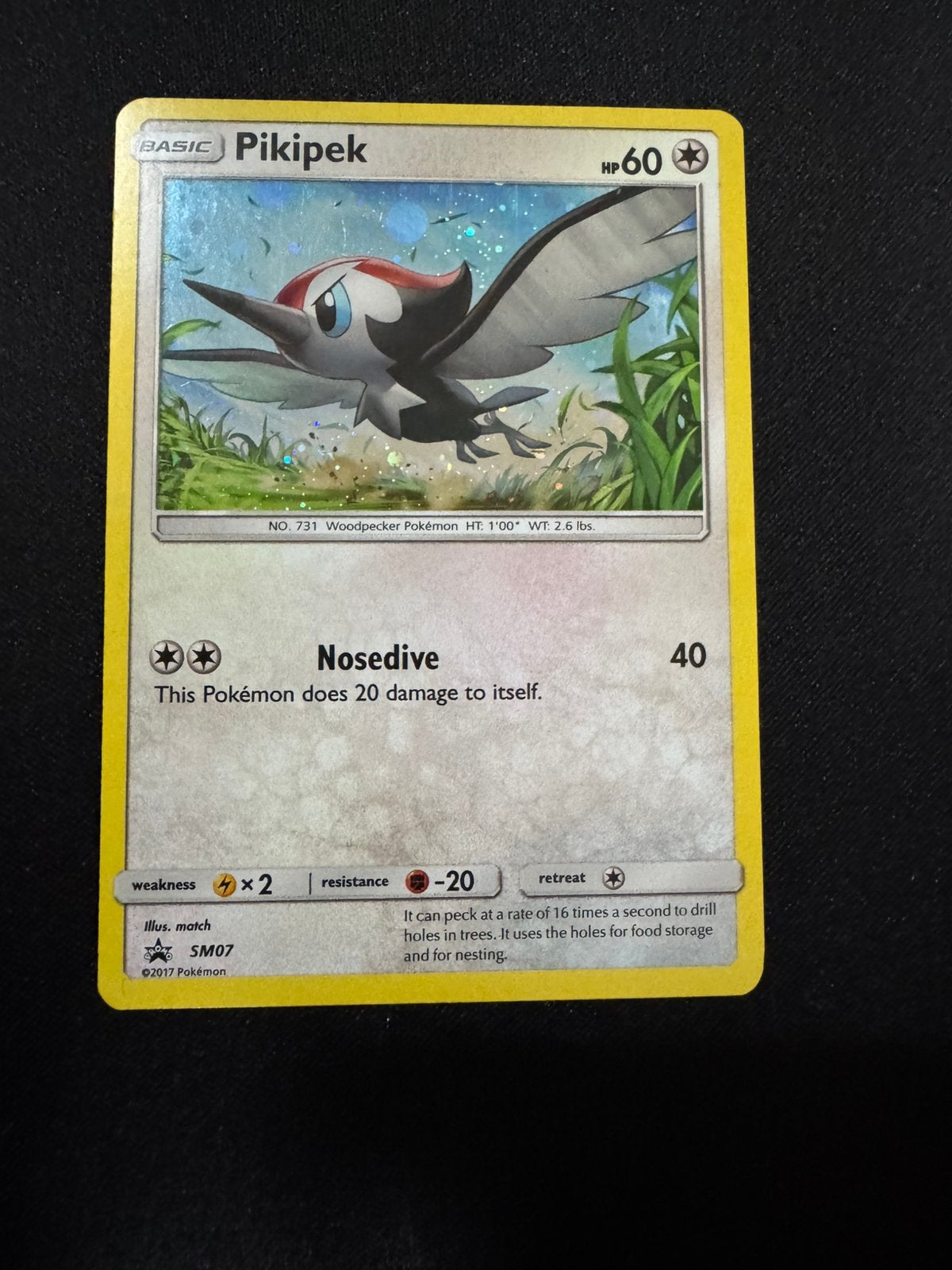 Pikipek (SM 07) SM Black Star Promos, Hobby en Vrije tijd, Ophalen of Verzenden, Zo goed als nieuw