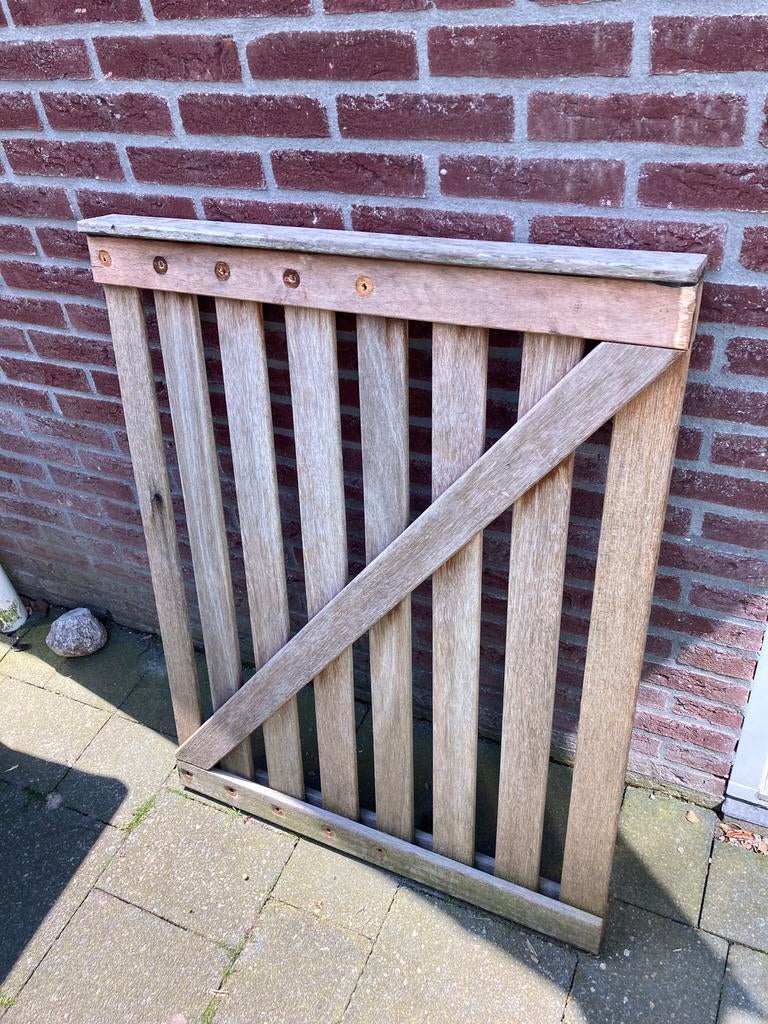 Hardhouten tuinhek, Tuin en Terras, Ophalen, Minder dan 3 meter, Hout, 1 tot 2 meter