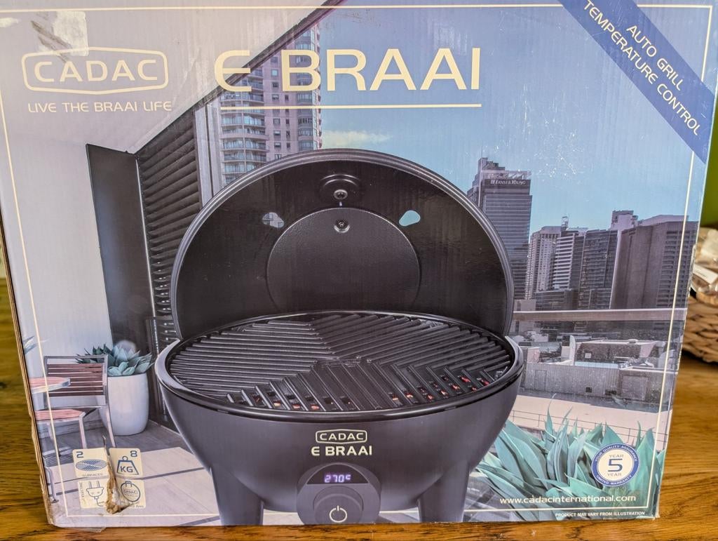 Nieuwe Cadac E Braai elektrische barbecue met paella pan, Ophalen, Nieuw, Cadac