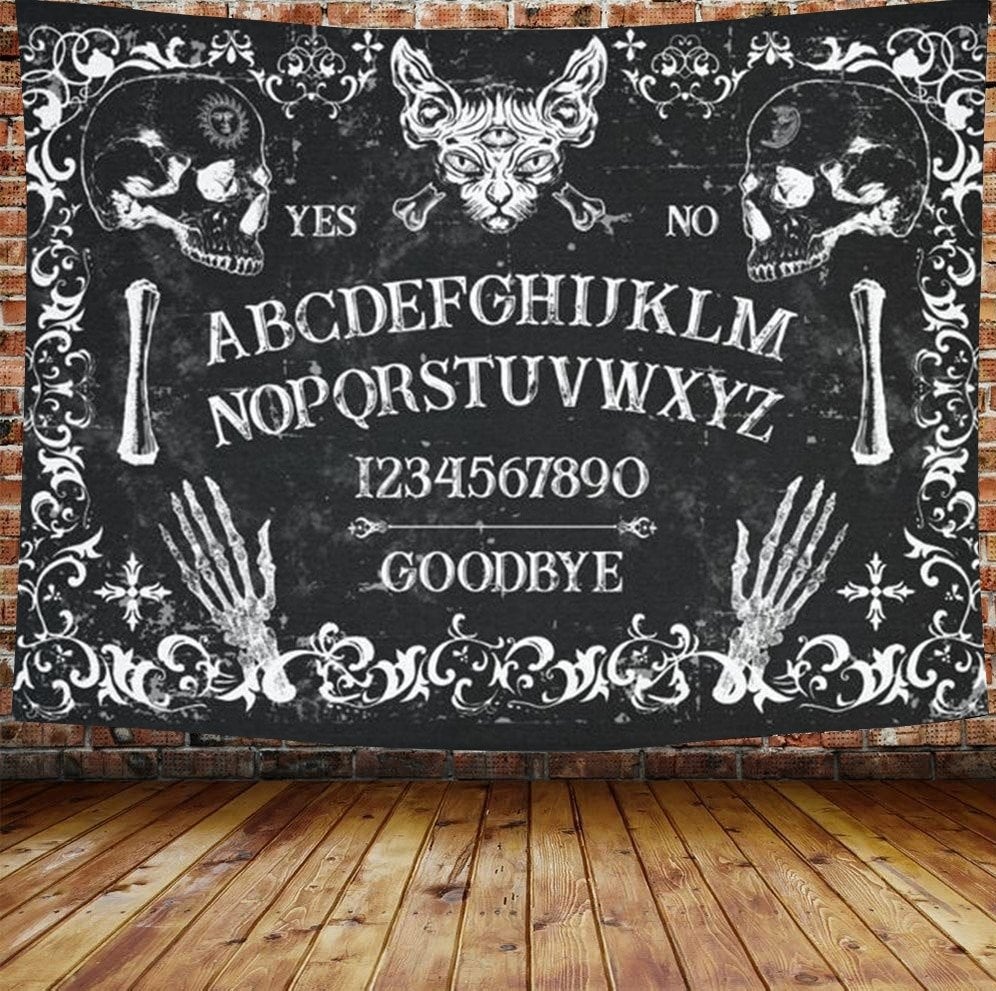 Ouija Bord Wandkleed / 3D Wand Kleed Tapijt Duister Zwart, Verzenden, Nieuw, Wandkleed