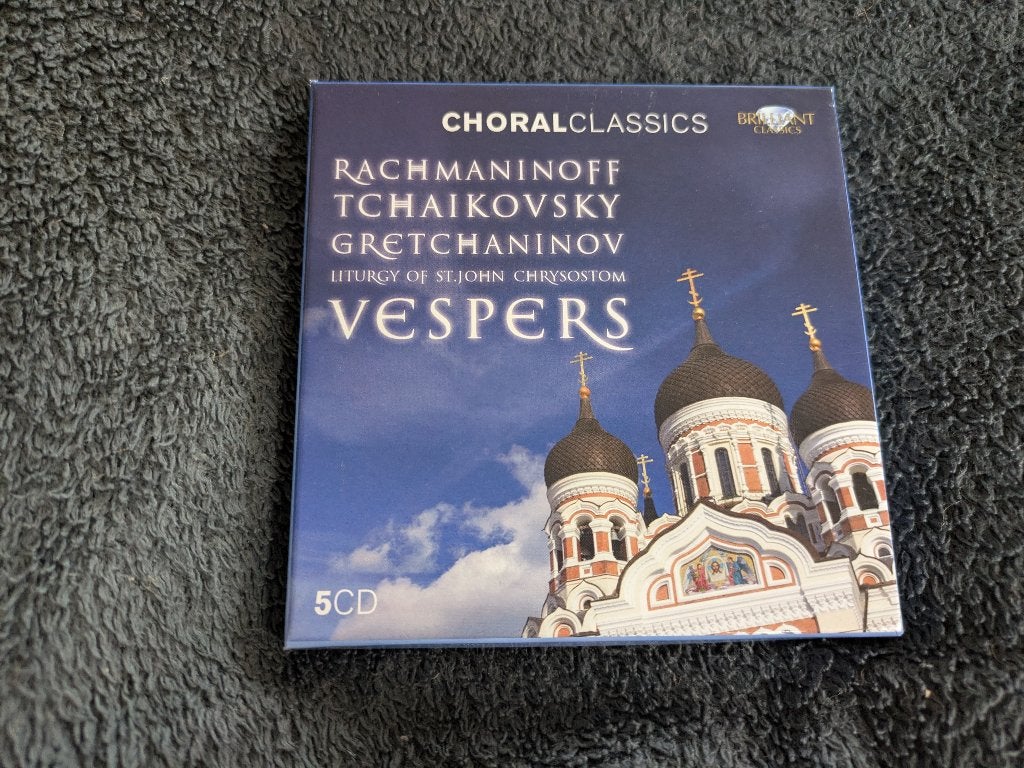 Rachmaninoff Tchaikovsky Gretchaninov Vespers, Boxset, Ophalen of Verzenden, Romantiek, Vocaal