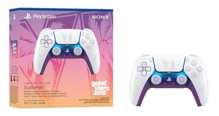 Ps5 Limited Edition DualSense controller Grand Theft Auto VI, Spelcomputers en Games, Ophalen of Verzenden, Nieuw, Controller