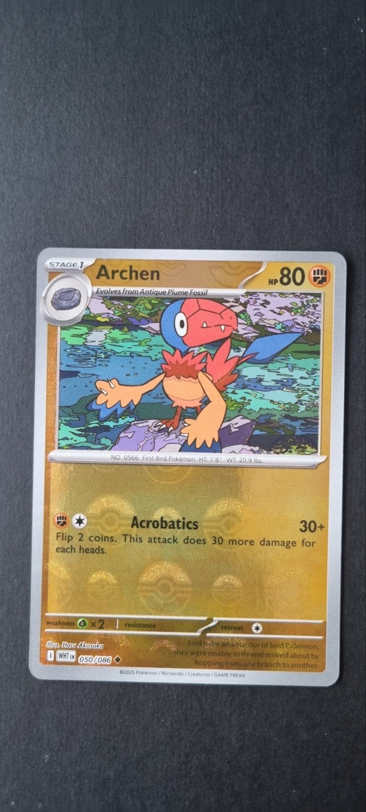 Archen Pokeball XWHT 050, Ophalen of Verzenden, Zo goed als nieuw, Losse kaart