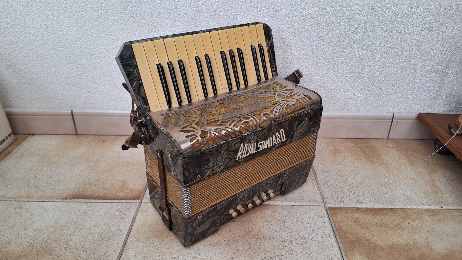 Royal Standard Penspiano/Accordeon/trekzak met koffer, Muziek en Instrumenten, Overige merken, Met koffer, 48-bas, Gebruikt