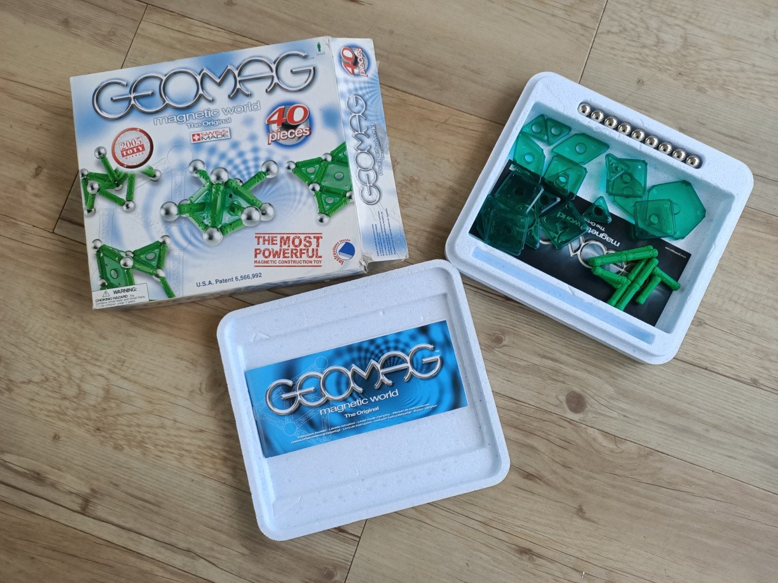 Geomag Magnetic World - 40 Stuks Constructiespeelgoed, Kinderen en Baby's, Ophalen of Verzenden, Gebruikt