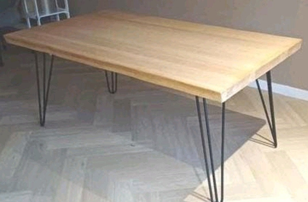 Massief eikenhouten tafel 180x100x70, Huis en Inrichting, Ophalen, Zo goed als nieuw