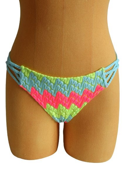 Nieuw Victoria's Secret bikini broekje, slip, Mt. M, Meerkleurig, Nieuw, Ophalen of Verzenden, Zwembroek of Short