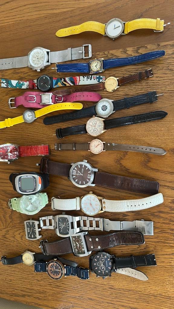 Dameshorloges, Sieraden, Tassen en Uiterlijk, Horloges | Dames, Ophalen of Verzenden, Gebruikt, Staal, Overige merken