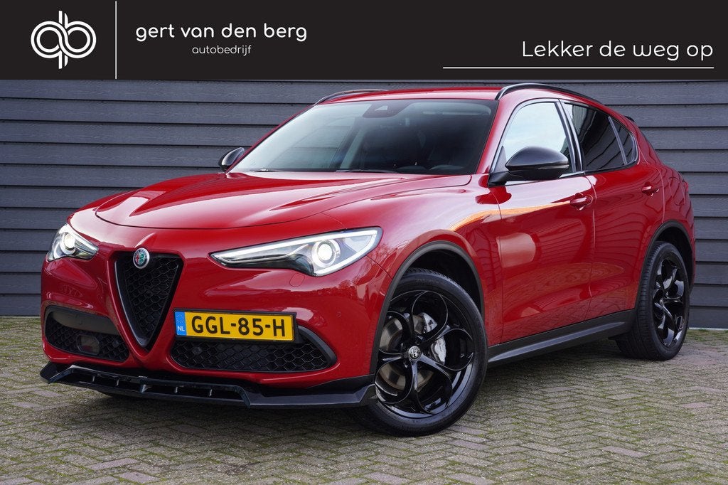Alfa Romeo Stelvio 2.0 T AWD B-Tech - 280PK - HALF LEDER - C, Auto's, Alfa Romeo, Bedrijf, Te koop, Stelvio, 4x4, ABS, Achteruitrijcamera