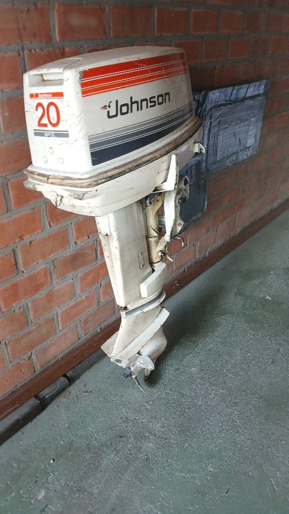 35pk johnson evinrude kortstaart buitenboordmotor, Watersport en Boten, Bootonderdelen, Ophalen, Gebruikt, Motor en Techniek, Motorboot