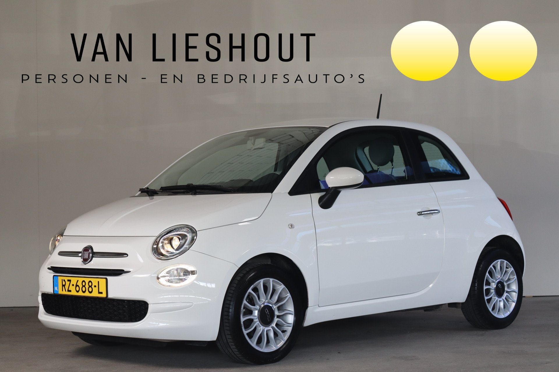 Fiat 500 0.9 TwinAir Turbo Popstar - NL- Auto! Cruise I Radi, Stof, Gebruikt, Origineel Nederlands, Bedrijf