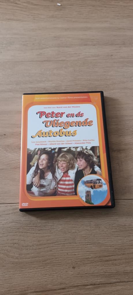 Peter en de Vliegende Autobus dvd Vintage, Avontuur, Gebruikt, Alle leeftijden, Ophalen of Verzenden