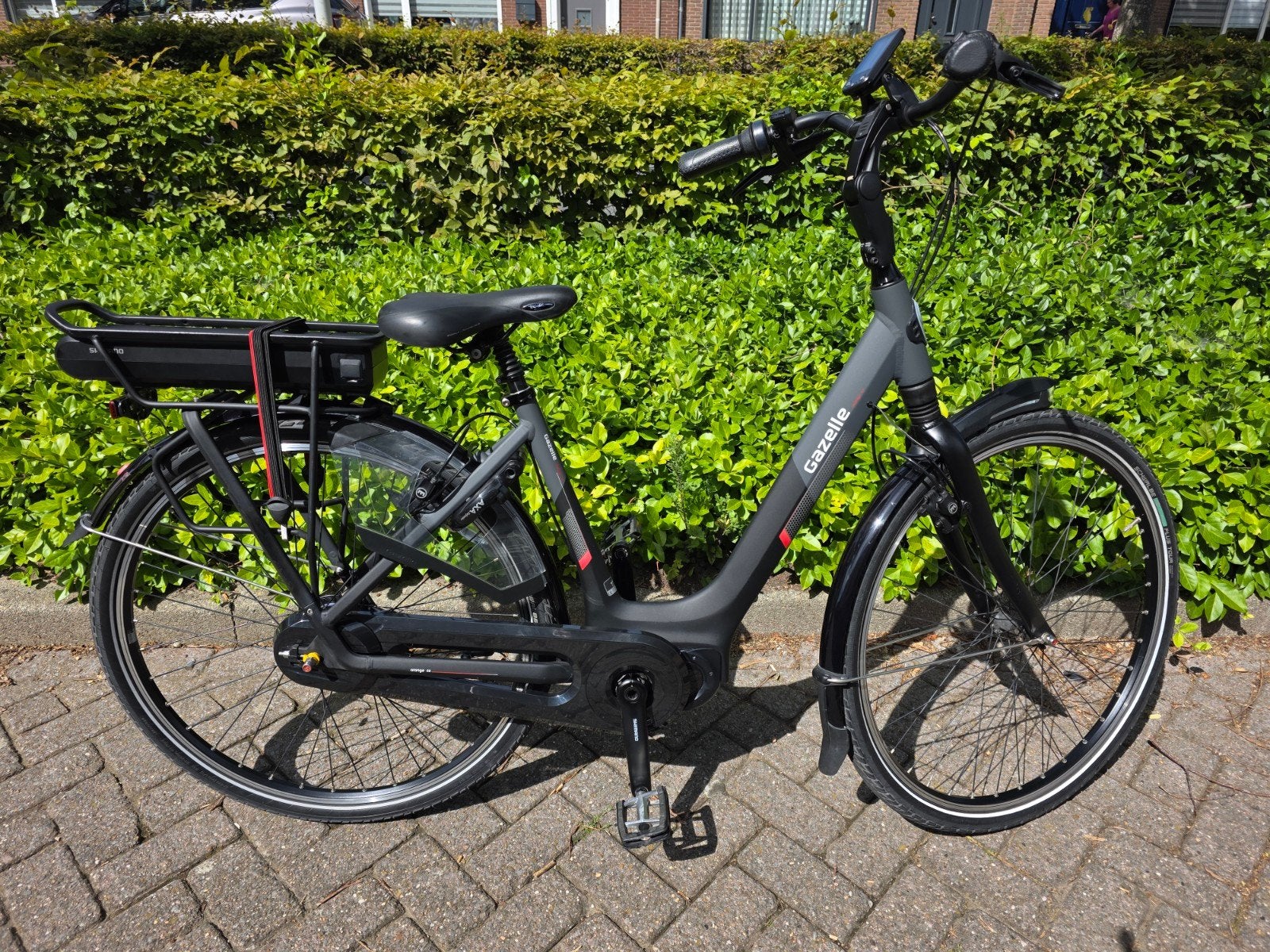 Gazelle Orange C8 met Shimano middenmotor en 500wh accu, Fietsen en Brommers, Fietsen | Dames | Damesfietsen, 47 tot 50 cm, Versnellingen