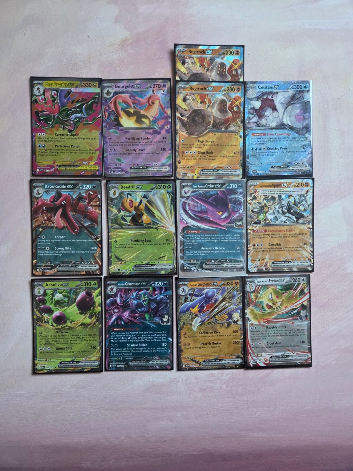 Pokémon EX Kaarten Collectie - Diverse Zeldzame Kaarten, Ophalen of Verzenden, Zo goed als nieuw, Meerdere kaarten, Foil
