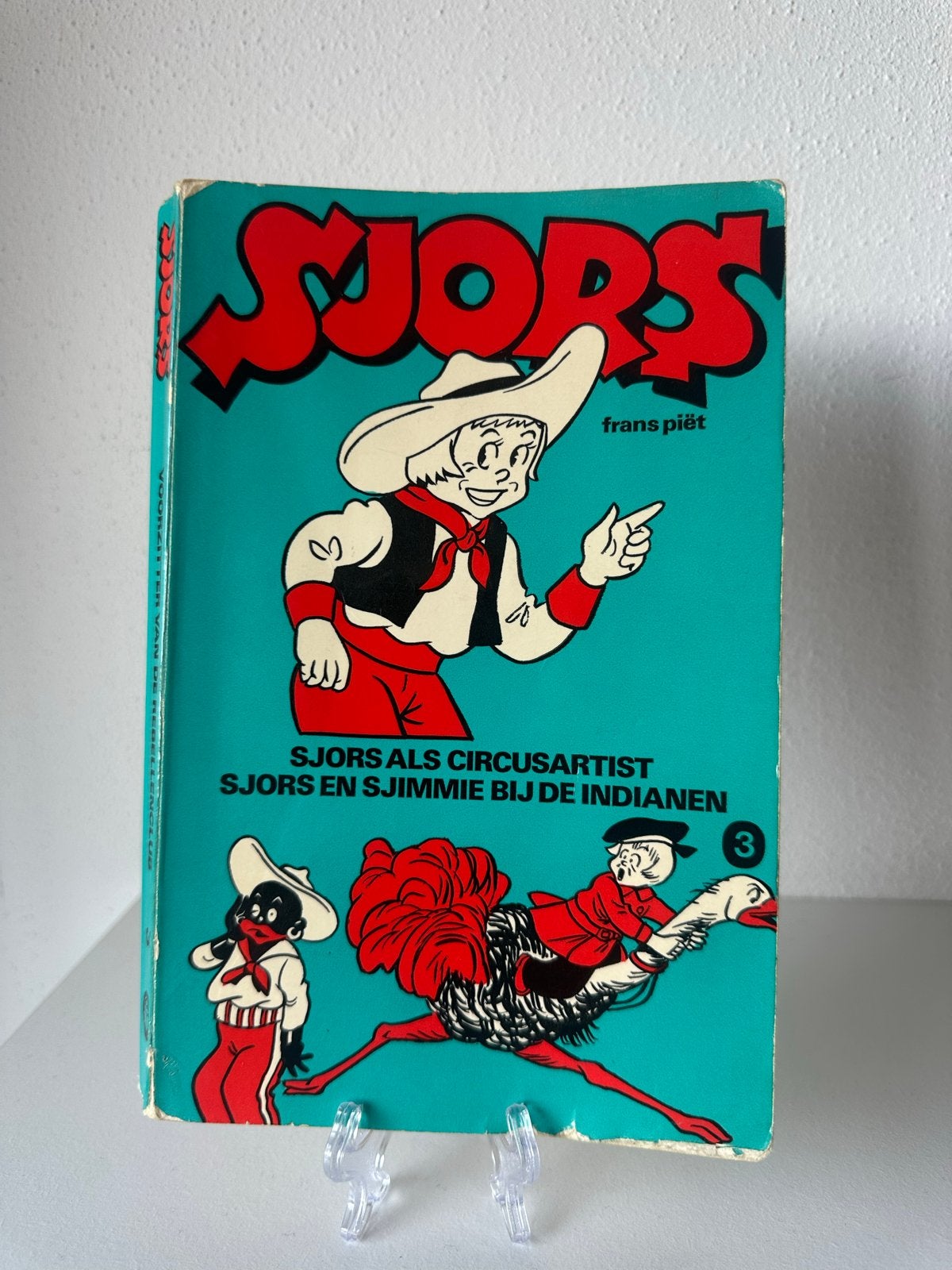 Sjors en Sjimmie Circusartist & Indianen (Pocket 1972, nr 3, Eén stripboek, Verzenden, Gelezen