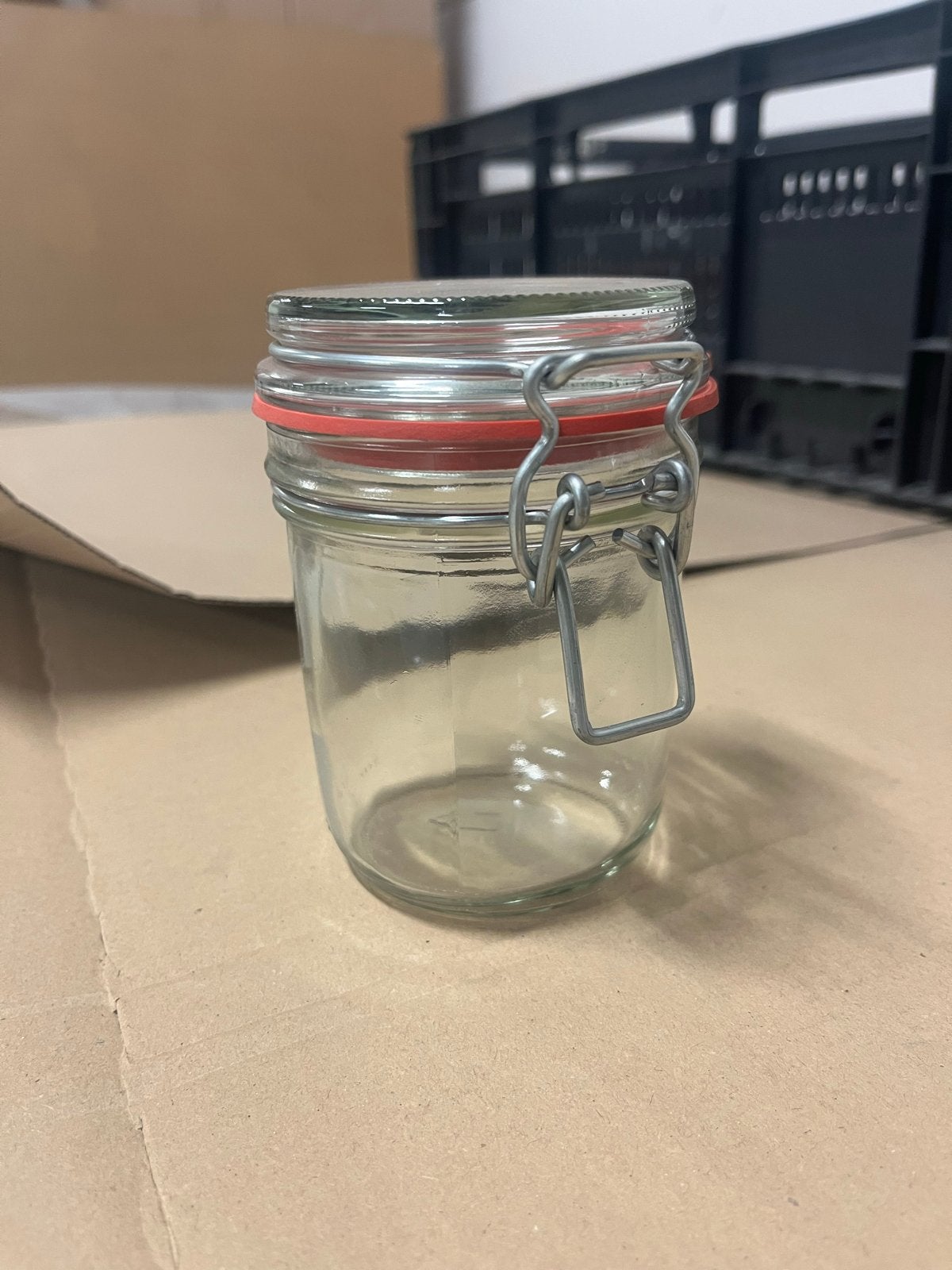 1700 Glazen weckpotjes met beugelsluiting, Ophalen, Glas, Nieuw, Voorraadpot