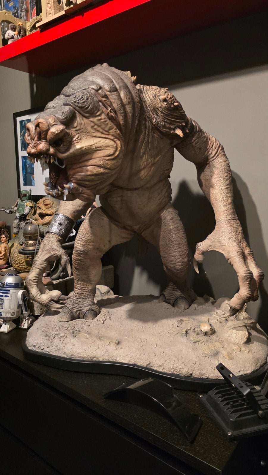 Star Wars Rancor Deluxe Statue Sideshow (559/600), Verzamelen, Ophalen, Zo goed als nieuw
