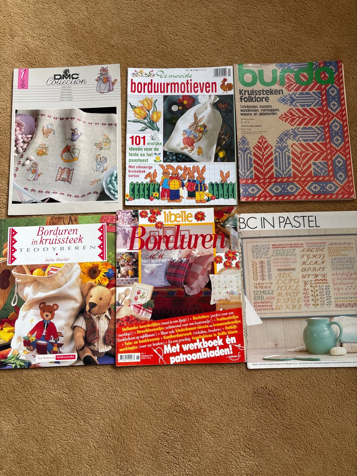 Diverse borduurboeken en patronen - Kruissteek & meer, Ophalen of Verzenden, Gebruikt, Handborduren, Patroon