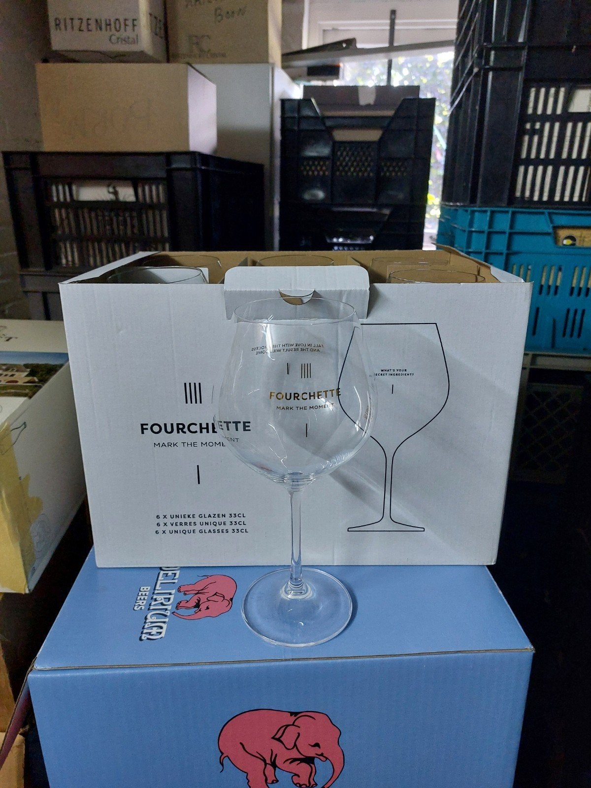 fourchette glazen, Ophalen of Verzenden, Nieuw, Glas of Glazen, Overige merken