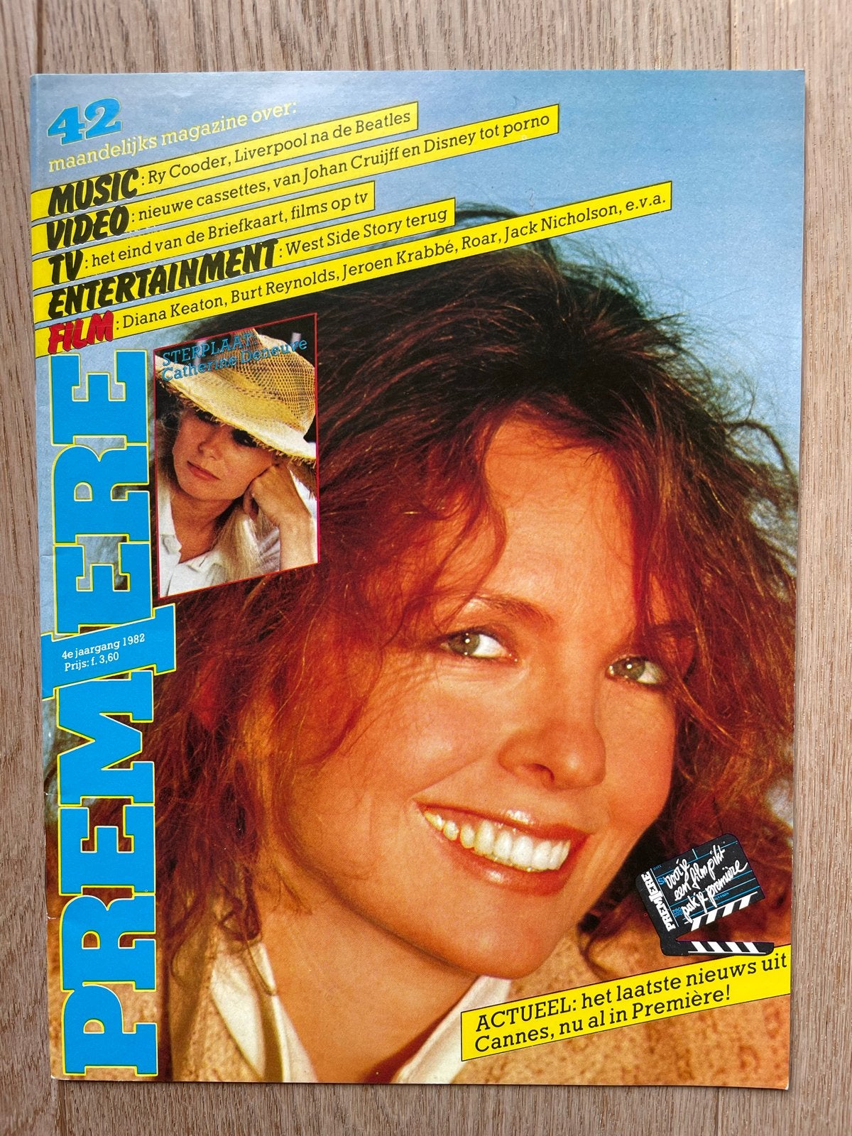Premiere 42 - 1982 - Muziek, Video, TV, Entertainment, Film, Ophalen of Verzenden, Gelezen, Muziek, Film of Tv