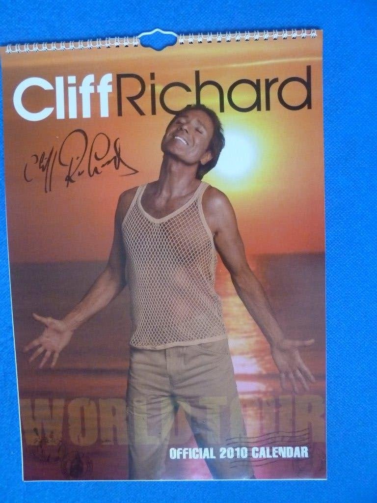 Cliff Richard Kalender, Ophalen of Verzenden, Zo goed als nieuw, Foto of Kaart