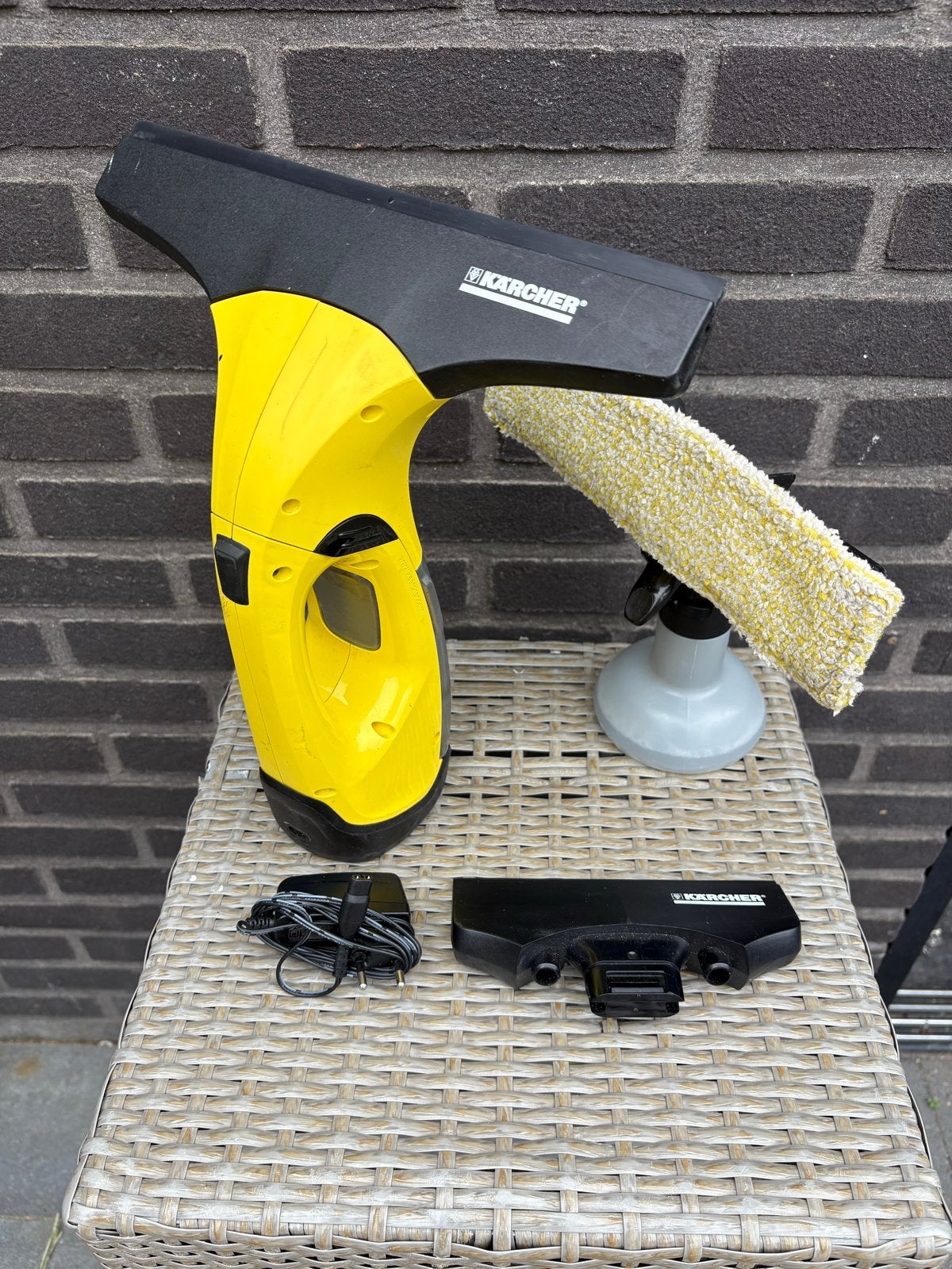 Kärcher Ramen Trekker - Compleet met accessoires, Ophalen, Gebruikt