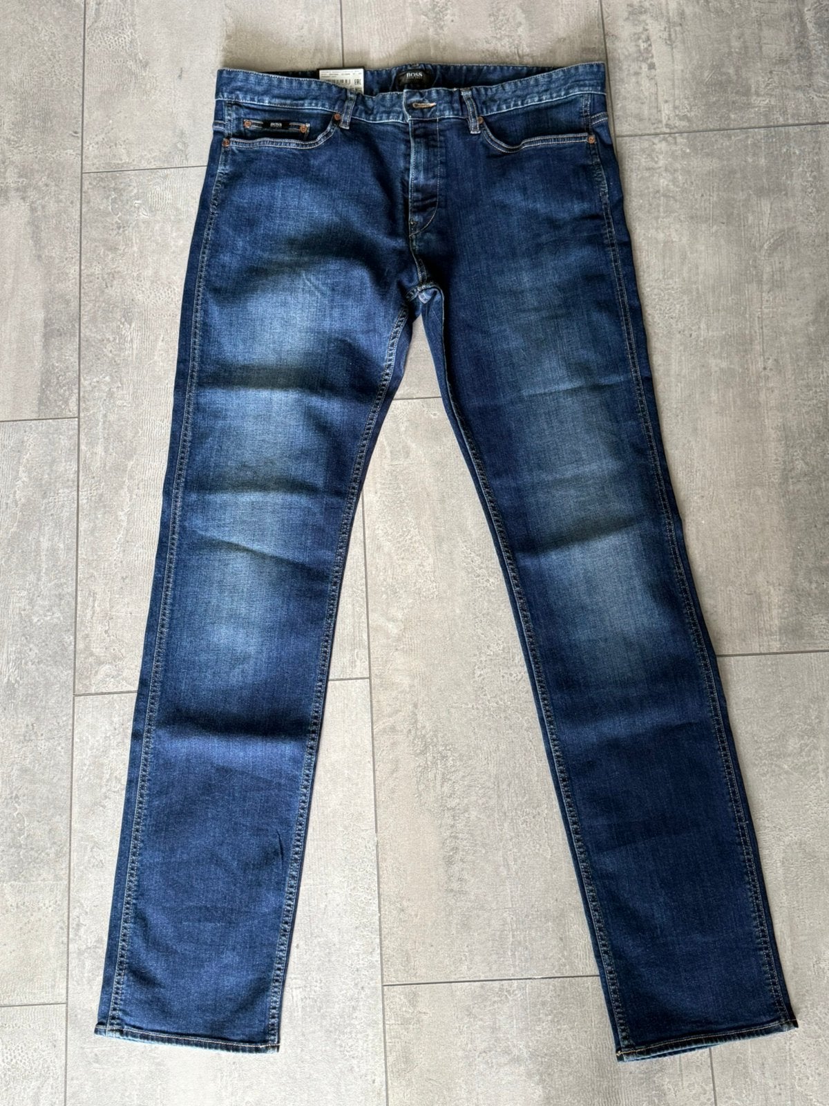 BOSS Delaware1 Vision Slim Fit Jeans – W36/L36, Kleding | Heren, Spijkerbroeken en Jeans, Ophalen of Verzenden, Nieuw, Blauw, W36 - W38 (confectie 52/54)