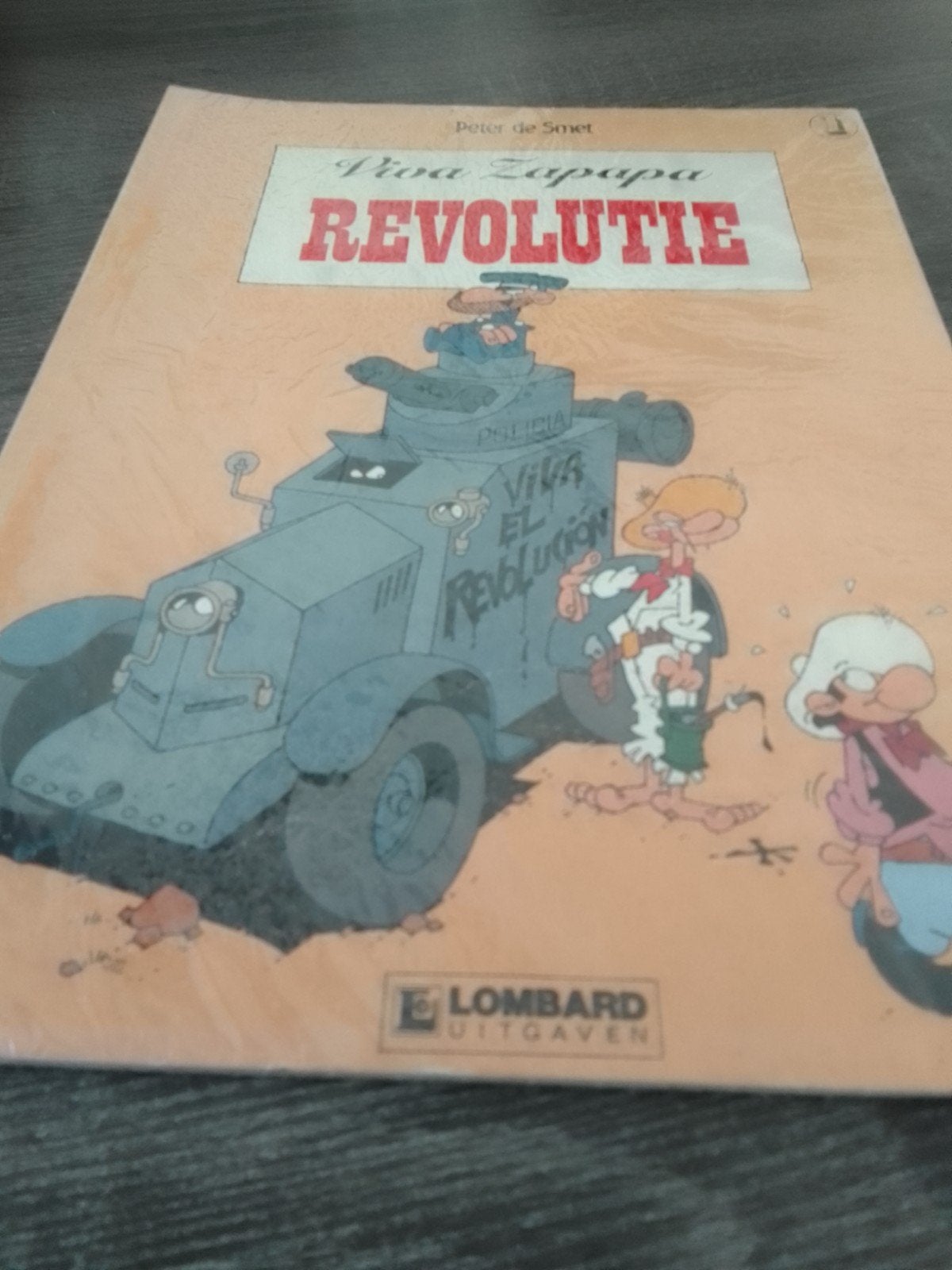Viva Zapapa Revolutie - Peter de Smet - Lombard Uitgaven, Eén stripboek, Ophalen, Gelezen, Peter de Smet