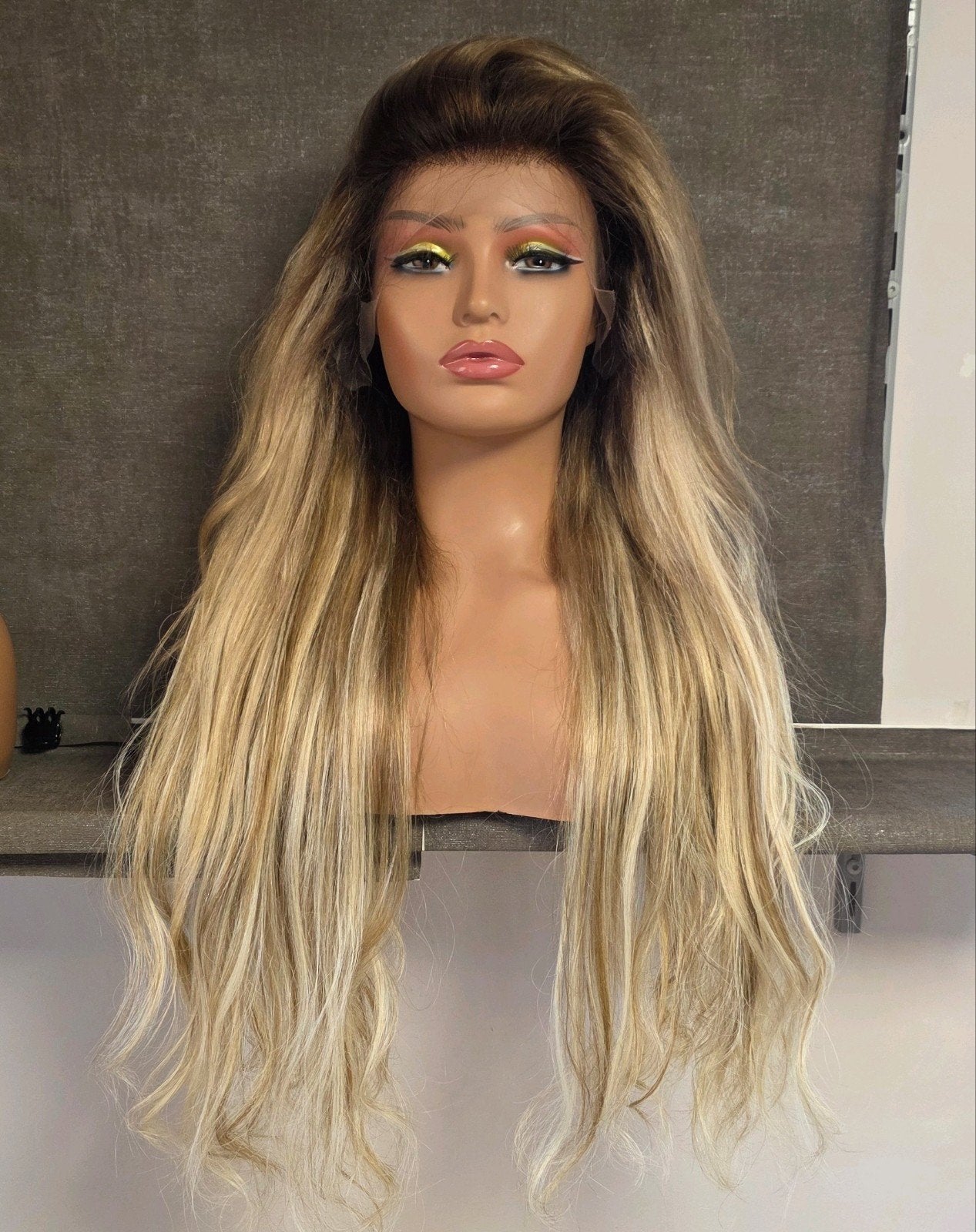 lace wig echt haar, Ophalen of Verzenden, Nieuw, Pruik of Haarverlenging