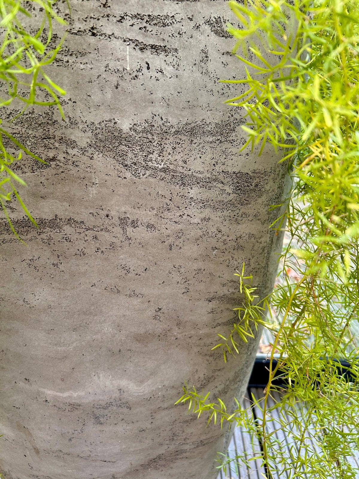 Grote betonnen plantenpot, 80 cm hoog, doorsnee 45 cm, Ophalen, 40 cm of meer, Rond, Binnen