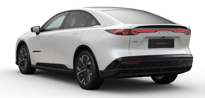 Mazda 6e Homura Plus Business Edition 78 kWh | PANORAMADAK |, Auto's, Automaat, Achterwielaandrijving, Zwart, Nieuw