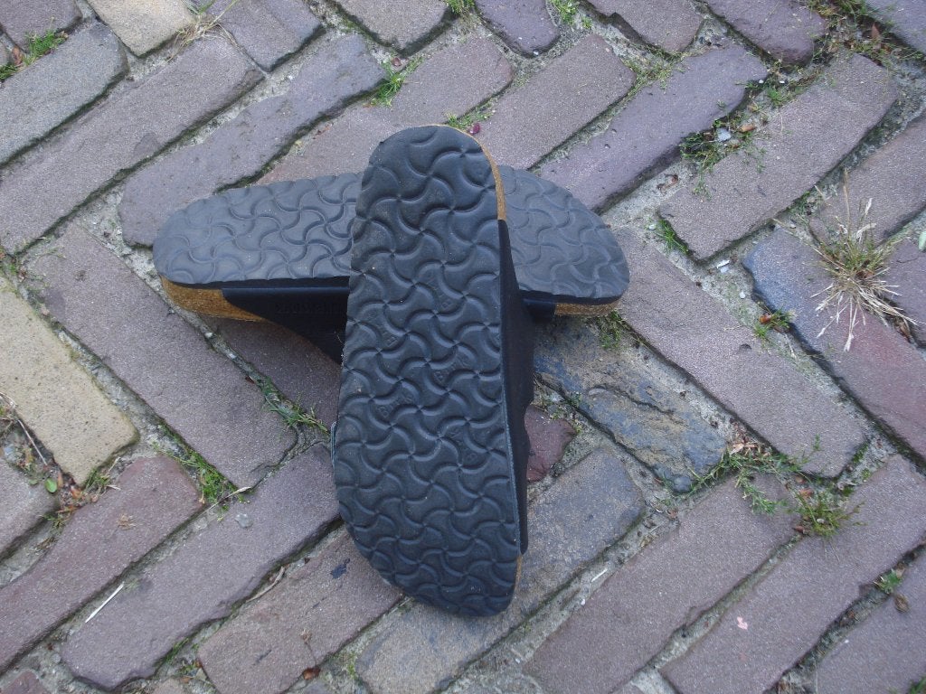BIRKENSTOCK ARIZONA 40 ZWART NU GRATIS VERZENDING PER POST, Verzenden, Zwart, Zo goed als nieuw, Slippers