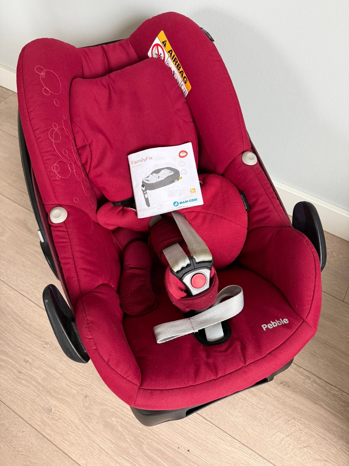 Maxi Cosi Pebble plus Maxi Cosi Family Fix (Isofix base), Kinderen en Baby's, Ophalen, Gebruikt, Isofix, 0 t/m 13 kg