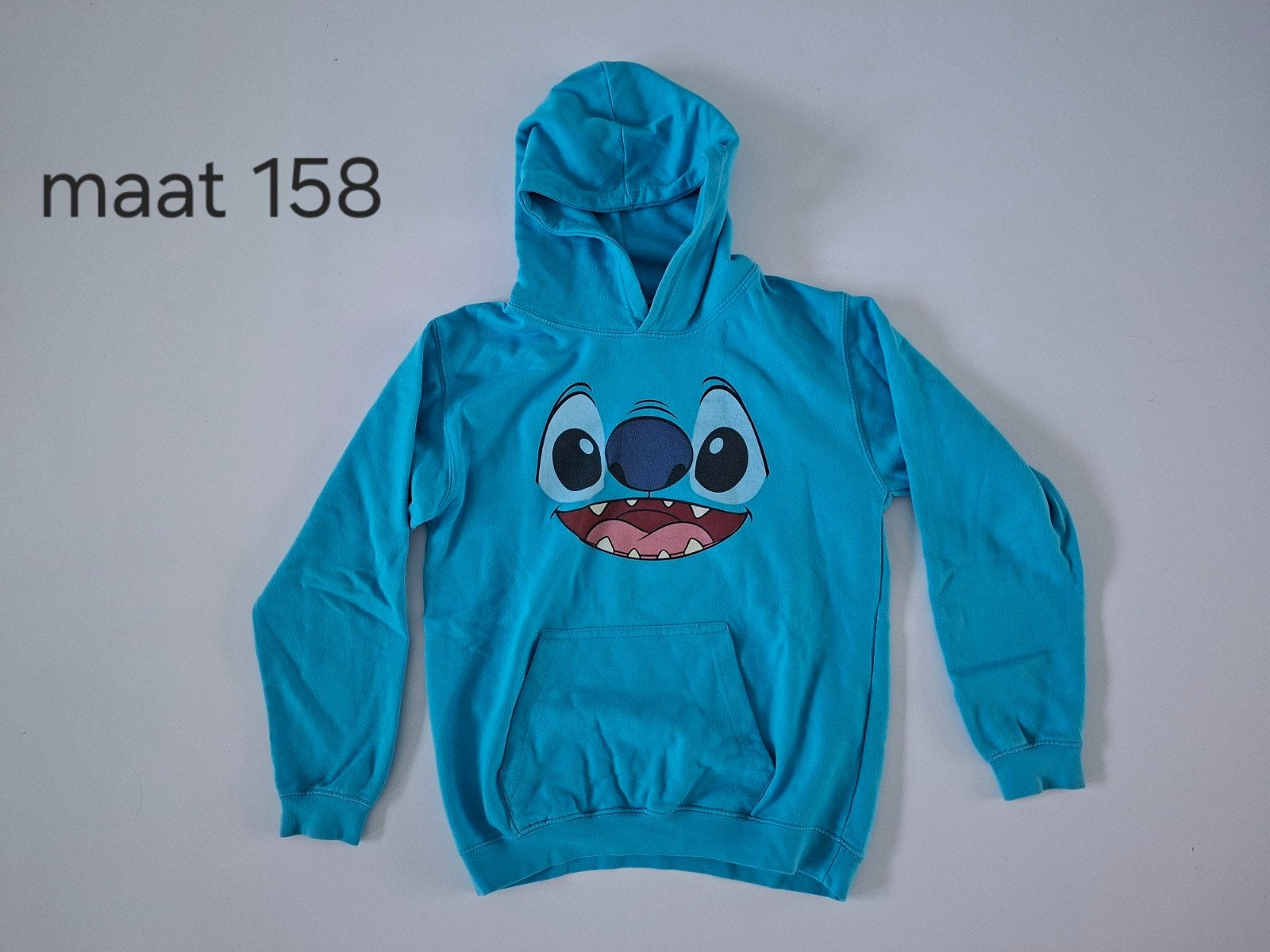 Stitch hoodie maat 158, Disney, Gebruikt, Jongen of Meisje, Trui of Vest