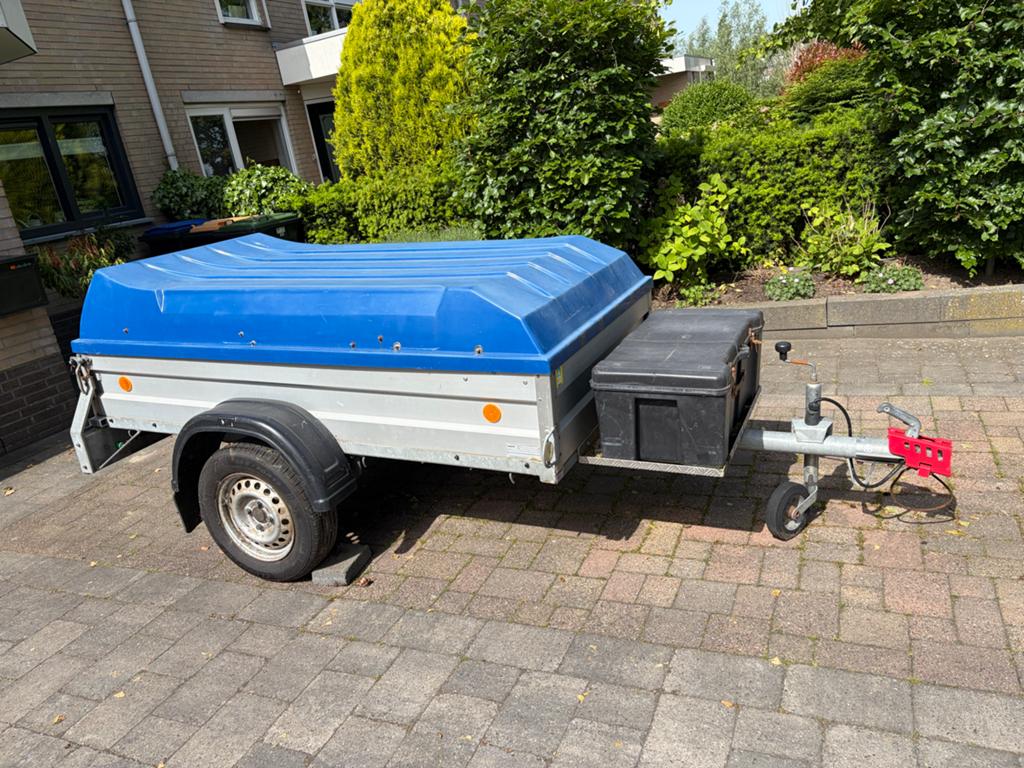 Bagagewagen Agados met afsluitbare aerodynamische klep, Auto diversen, Aanhangers en Bagagewagens, Ophalen, Gebruikt