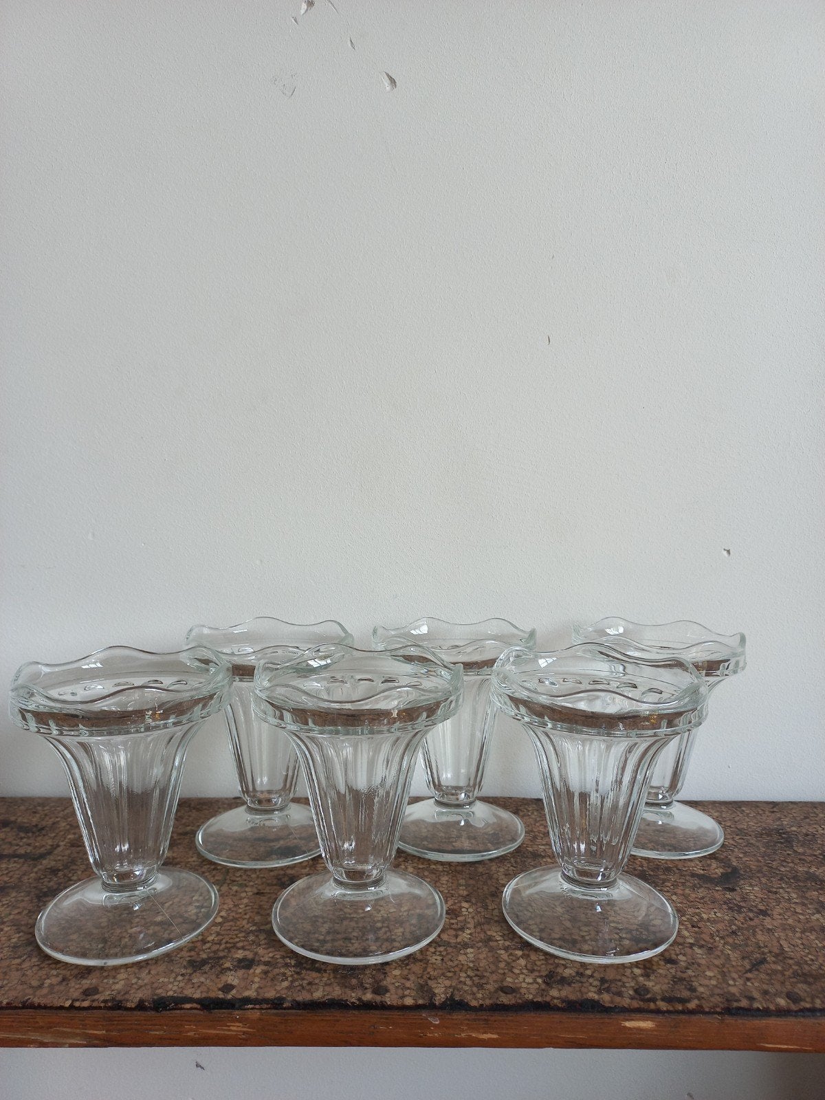 6 ijscoupe, Overige typen, Ophalen of Verzenden, Overige stijlen, Glas