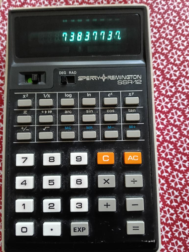Rekening machine, Ophalen, Gebruikt