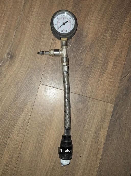 Manometer voor vloerverwarming, Doe-het-zelf en Verbouw, Meetapparatuur, Ophalen of Verzenden, Zo goed als nieuw, Druk