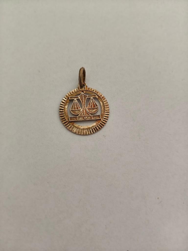 1350 zilveren hanger sterrenbeeld weegschaal, Verzenden, Nieuw, Zilver, Zilver
