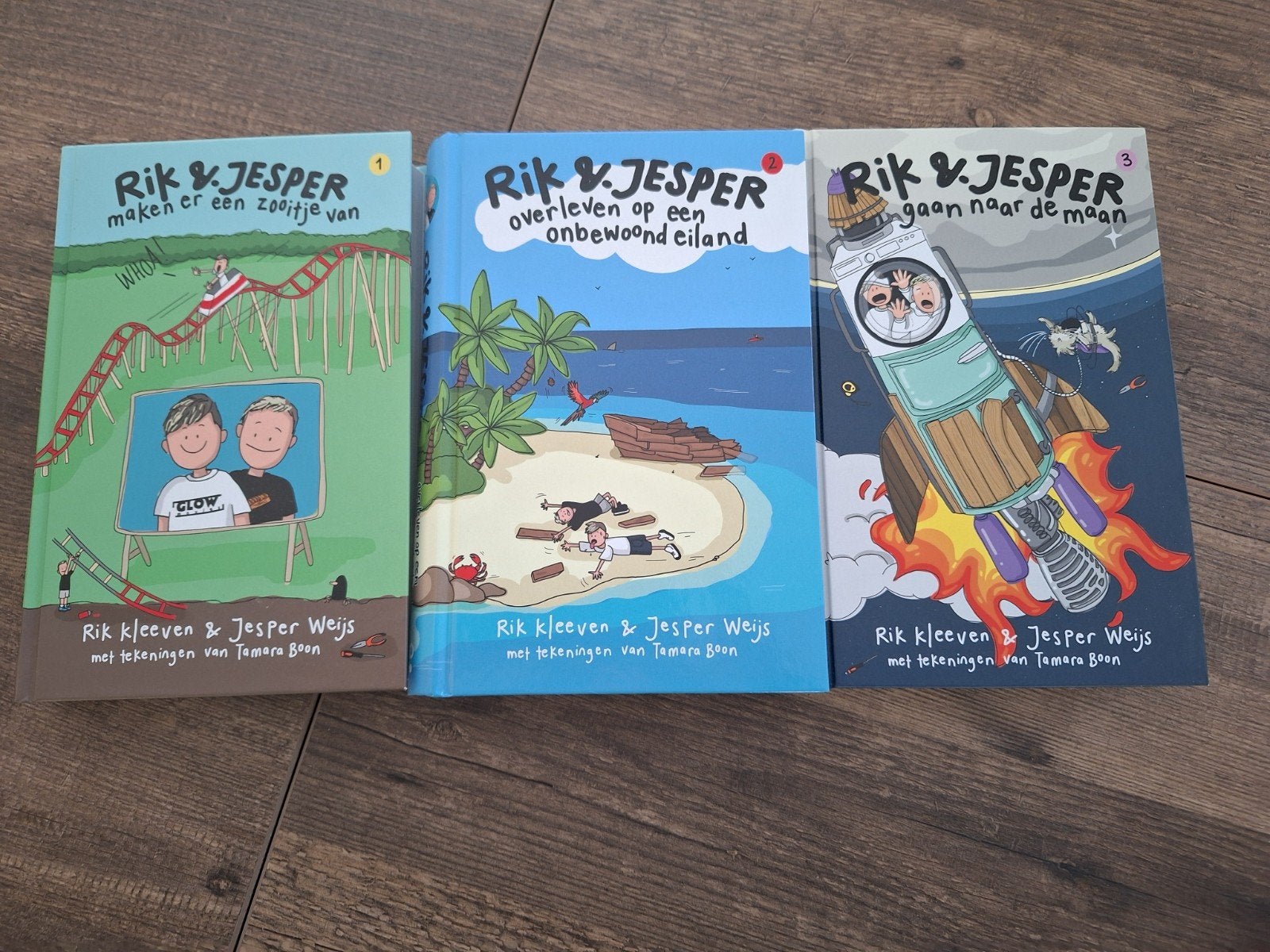 Rik & Jesper Boekenreeks (3 delen), Boeken, Ophalen, Nieuw, Rik Kleeven & Jesper Weijs, Fictie algemeen